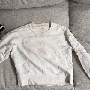 Madewell Tie-Dye Cream Sweatshirt